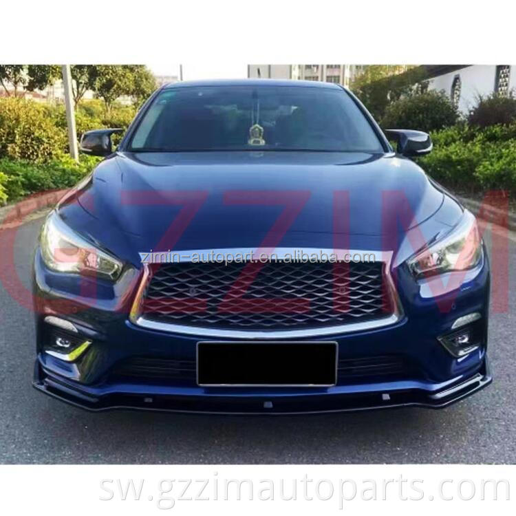 Plastiki nyuma nyuma bumper mwili vifaa vifaa vya mwili kwa infiniti q50 2018